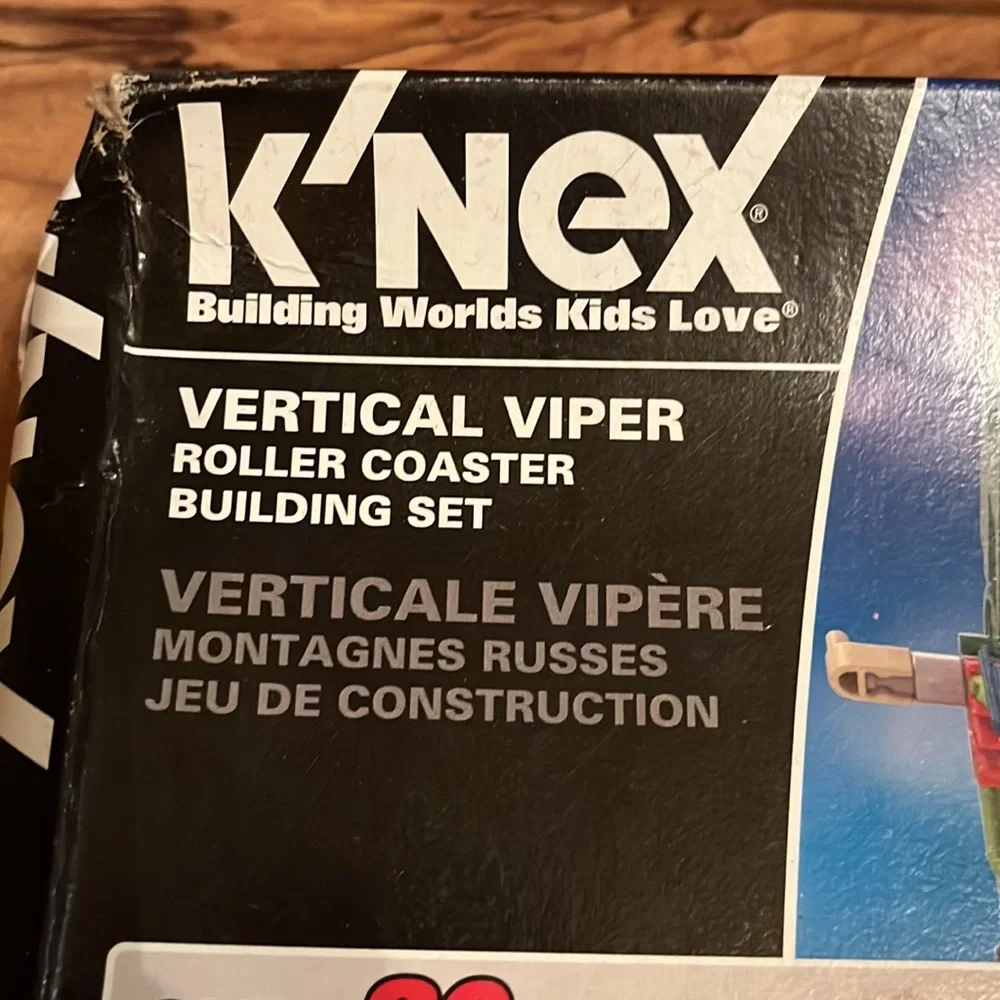 New in Box K’Nex Vertical Viper roller coaster building set motorized kit cool